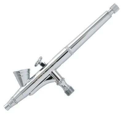 Airbrush-Set Doppelwirkung 0,25 mm Edelstahl Chrom