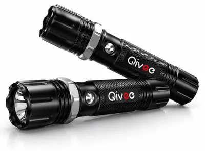 Produktbild von 2x Led Taschenlampe Polizei Lampe Swat Cree Zoom 1000 m Leuchtweite 2x Akku