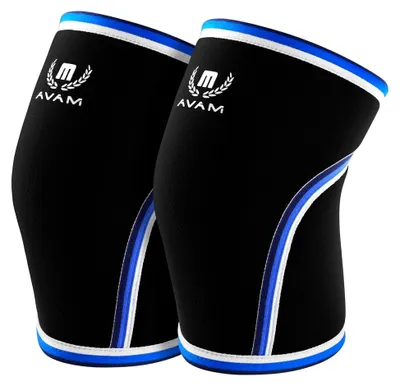 Produktbild von Kniebandage für Männer und Frauen - 7mm Neopren-Kompressionsbandage für Cross-Training, Fitness und Gewichtheben