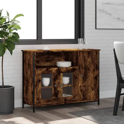 Obrázok produktu pre vidaXL Príborník údený dub 100x35x75 cm materiál na báze dreva