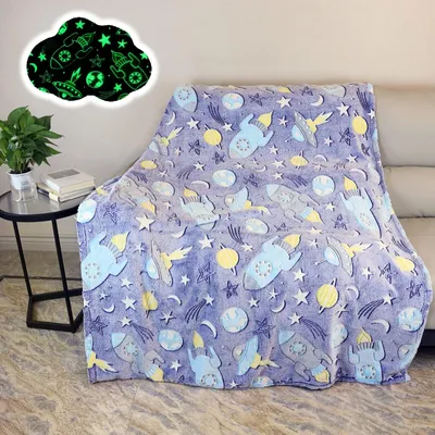 Immagine prodotto di Coperta morbida con motivo a stelle, 150 x 200 cm