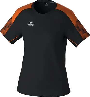 Produktbild von Erima Evo Star T-Shirt Schwarz/Orange - 44
