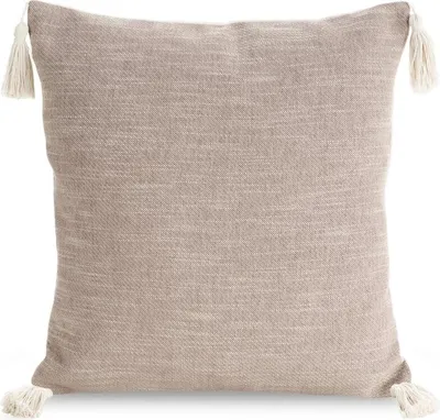 Produktbild von EUROFIRANY | Kissenhüllen - Dekokissen - BOHO/5 - 45x45 cm - Pudrig - Mit Chwost-Dekor - Eko-Stil