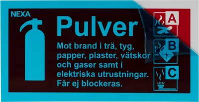 Produktbild von BSP-1020 Schild für Pulverfeuerlöscher