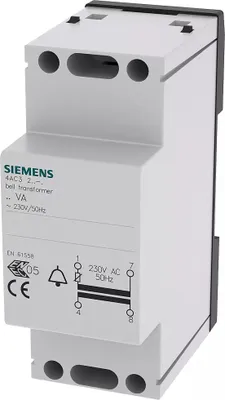 Produktbild von Siemens KLINGELTRANSFORMATOR,14VA, 397 g, 90 mm, 35 mm, 70 mm