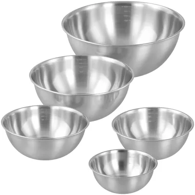Productafbeelding van 5-delig RVS Mengkomset, 800 ml tot 4000 ml