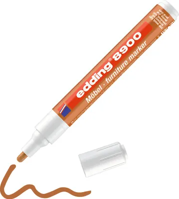 Produktbild von Edding 8900, 1 Stück(e), Rundspitze, Weiß, Kunststoff, Rund, 1,5 mm
