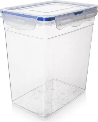 Image de Récipient de cuisine pour aliments Produits en vrac Flocons avec joint d'étanchéité Haut 3L