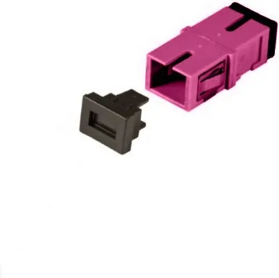 Produktbild von Multimode Keystone Kupplung SC-SC simplex lila