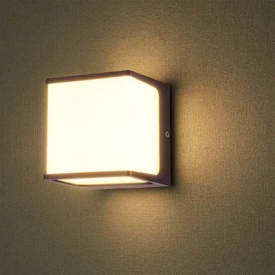Immagine prodotto di V-TAC VT-708 Lampada LED a Lanterna da parete 8W applique Classica Colore Marrone 4000K IP65 - sku 10283