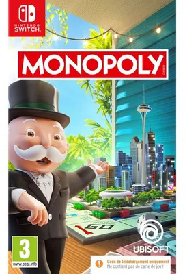 Produktbild von Ubisoft Monopoly 2024 - Code in a Box, Nintendo Switch, E (Jeder), Code in einer Box