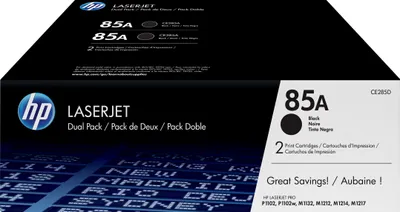 Immagine prodotto di HP 85A - Confezione da 2 pezzi - Nero - originale - LaserJet - Cartuccia di toner (CE285AD)