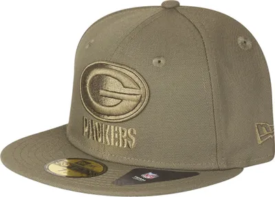 Produktbild von New Era 59Fifty Fitted Cap - POLY Green Bay Packers oliv