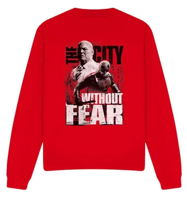 Obrázok produktu pre Daredevil – Mikina „City Without Fear“ pre mužov/ženy, uni TV34326 (L) (červená)