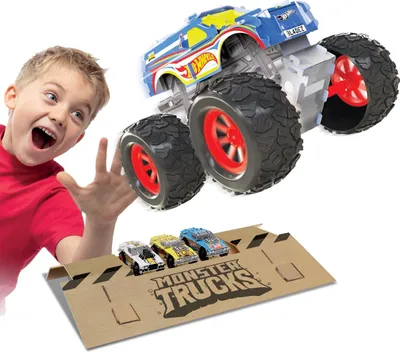 Produktbild von Modellbausatz Monster Truck 14 cm Maker Kitz zum Zusammenbauen mit Rückziehfunktion