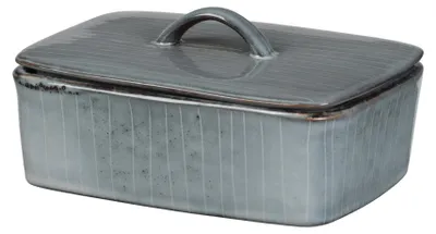 Immagine prodotto di Contenitore per burro "Nordic Sea" della Broste Copenhagen, colore blu pastello, con coperchio