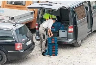 Obrázok produktu pre Transportný vozík Bosch Professional, skladací, nosnosť 125 kg, pre L-Boxx