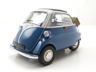 Produktbild von Minichamps 110024000 BMW Isetta 1955 blau weiß 1:18