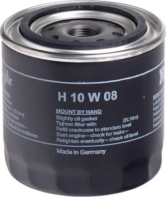Image de Filtre à huile à visser 93 mm HENGST FILTER pour, entre autres, AUTOBIANCHI A