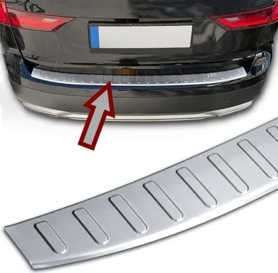 Zdjęcie produktu dla Matowa osłona zderzaka ze stali nierdzewnej dla VOLVO V90 + V90 Cross Country | BJ od 2016&gt