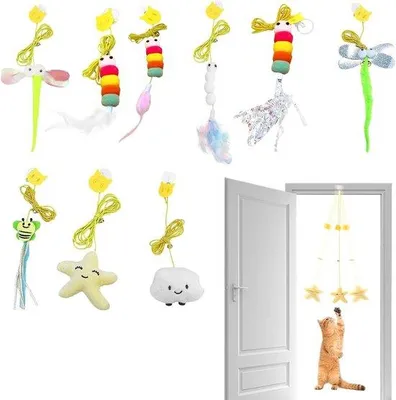 Produktbild von 8 interaktive Katzenspielzeuge für Wohnungskatzen