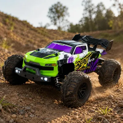 Produktbild von RC-Monstertruck - SG116PRO Offroad-Fahrzeug - PRO mit 2 Akkus - 4WD - Bürstenloser Motor - 80 km/h - Maßstab 1:16 - LED-Scheinwerfer