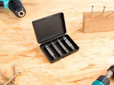 Produktbild von Schraubenentferner Schrauben Entfernen Schrauben-Ausdreher-Set aus HSS-Stahl für beschädigte Schrauben