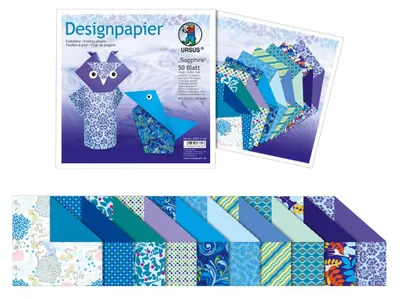Produktbild von URSUS Designpapier Sapphire 20x20cm