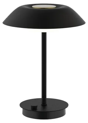 Image de Luxus Europe - Lampe de table Maggiore, noire - Lampe de table LED sans fil pour intérieur