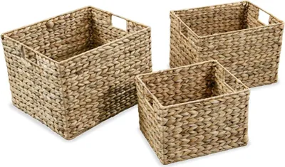 Obrázok produktu pre vidaXL Sada úložných košíkov 3 ks Vodný hyacint