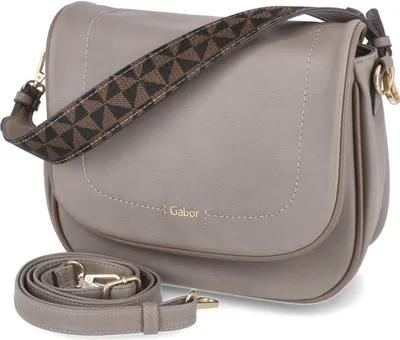 Produktbild von Gabor Damen Saddle Bag Schultertasche BAILA Taupe Kunstleder-