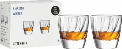 Immagine prodotto di Ritzenhoff Whiskygläser 2er Set Pioretto Cappuccino, RDT F25, Kristallglas, 205 ml, 3992003