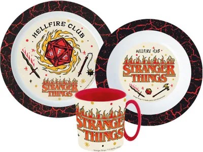 Produktbild von Stranger Things Upside Down Geschirrset 350ml