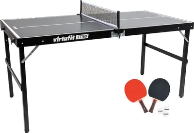 Immagine prodotto di VirtuFit TT160 mini tavolo da ping pong - Con 2 racchette e 3 palline