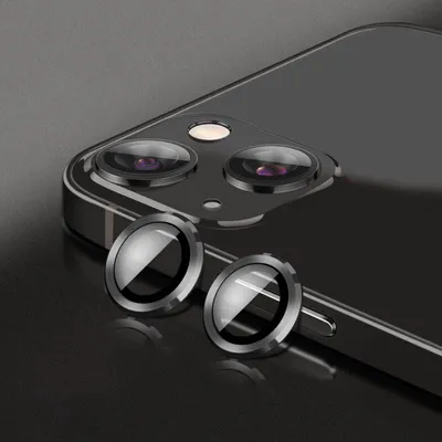 Obrázok produktu pre Kovový krúžok fotoaparátu Tvrdené sklo Fólia pre Apple iPhone 14 Armour Grey