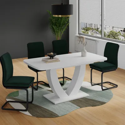 Obrázok produktu pre Jedálenský stôl Vicco Fenaro biely 120 x 80 cm Rozšíriteľný, Model 58038