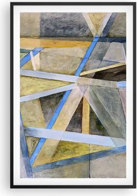 Produktbild von Gerahmtes Poster - Schwarzer Rahmen - Abstraktion modern - 61x91,5 cm - Wand Bild - Wanddeko - Wandbilder - Kunstposter - Wandposter - Bilderrahmen - Bilder - Kunstdruck - Wandbild - P2BPA61x91-3681