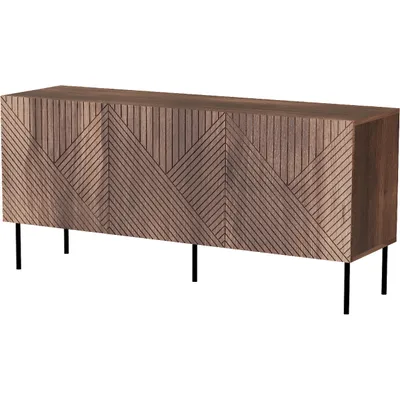 Produktbild von Kommode Sideboard Beistellkommode DECOR 150 warmia walnuss 150x70x42cm