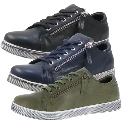 Produktbild von Andrea Conti Damen Schnürschuhe Halbschuhe Leder 0347893, Größe:37 EU, Farbe:Grün