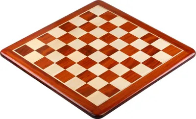 Immagine prodotto di Scacchiera in legno massiccio (53x53cm) - legno rosso/faggio (campo 55 mm)