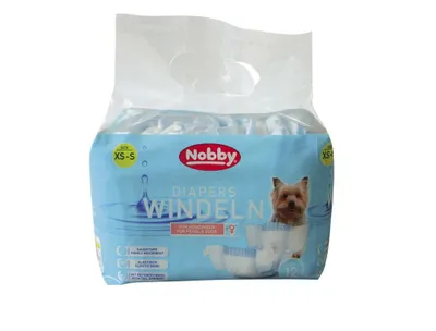 Produktbild von Nobby Windeln f. Hündinnen 12 St.; XS-S ; 20 - 28 cm