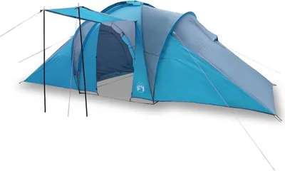 Produktbild von vidaXL Kuppel-Familienzelt 6 Personen Blau Wasserdicht