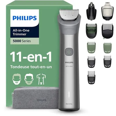 Obrázok produktu pre Philips MG5941/15, Svetlo šedá, 0,5 mm, 1,6 cm, 0,5 mm, Tvár, Hlava, Nos, Kov