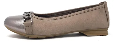 Image de Chaussures de ville pour femmes Jana Jana Softline, modèles : chaussures basses, mocassins, ballerines, couleur : marron, style : décontracté