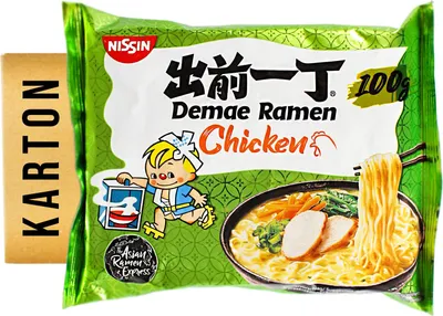 Produktbild von Nissin Instant Ramen Nudeln Huhn Geschmack 30x100g