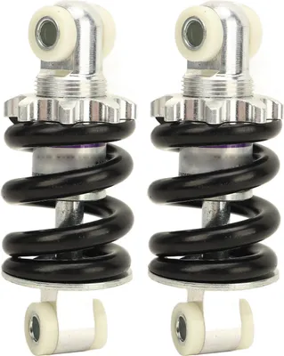 Immagine prodotto di 2 ammortizzatori da 100 mm, capacità di 1500 lbs, ammortizzatori a molla, per mini moto, ATV, scooter da cross, scooter con motore da 47 cc o 49 cc