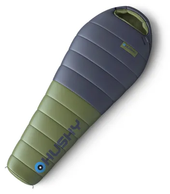 Zdjęcie produktu dla Husky mumia śpiwór puchowy Devon 2024 -5°C - 220 cm - Niebieski z Khaki