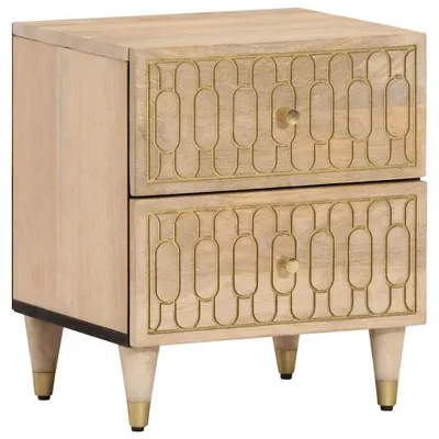 Obrázok produktu pre vidaXL Nočné stolíky 2 ks 40x33x46 cm z masívneho dreva mango