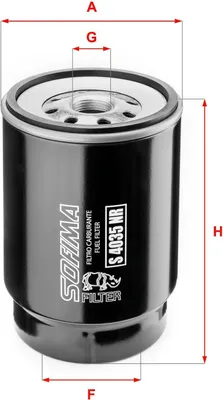 Produktbild von Kraftstofffilter SOFIMA S 4035 NR für MAN TGS Filtereinsatz