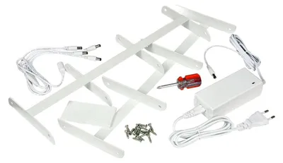Produktbild von DUNI LED Mini Lamp Ladestation, 32 Stück 255 x 140 x 430 mm Weiß